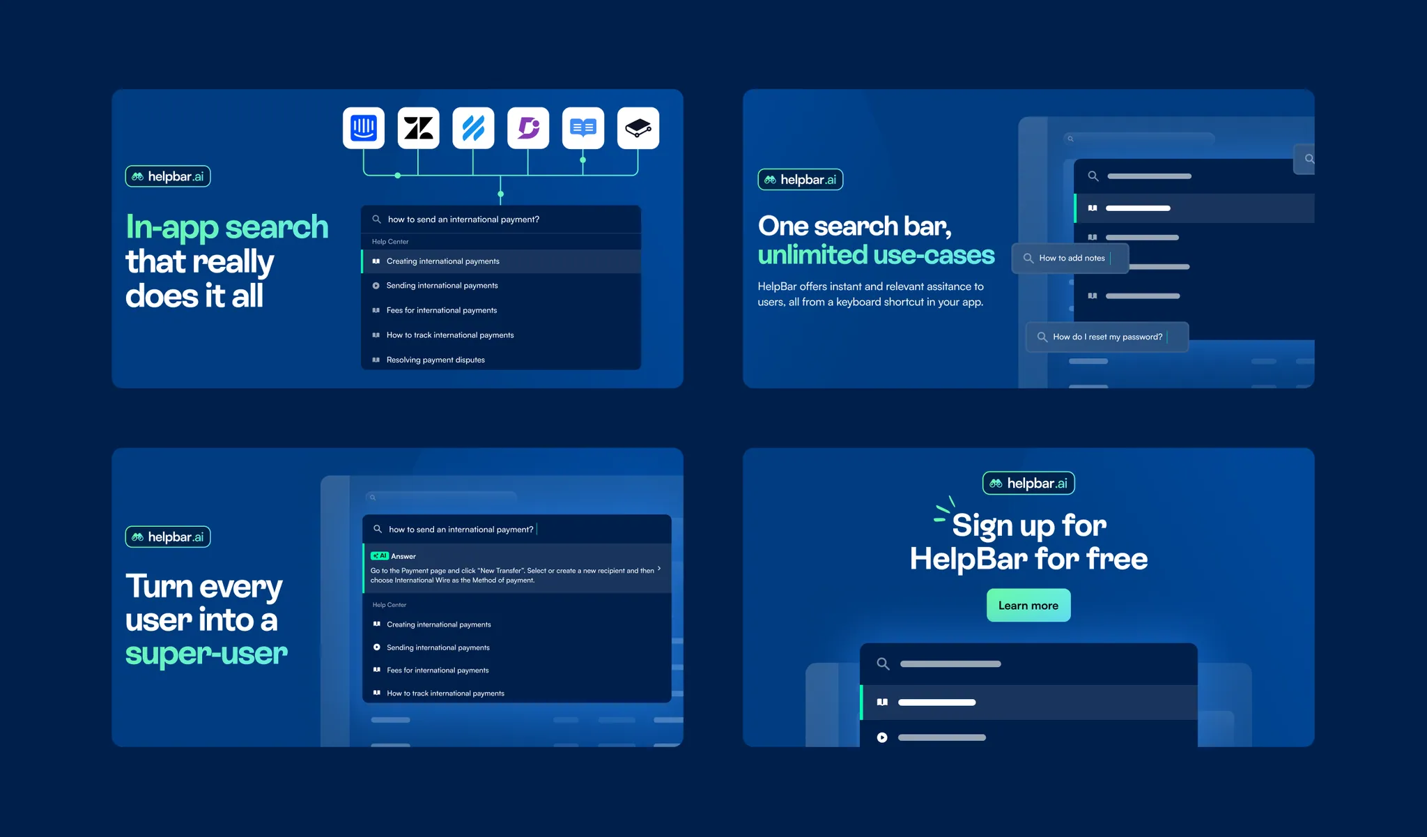HelpBar — project screenshot