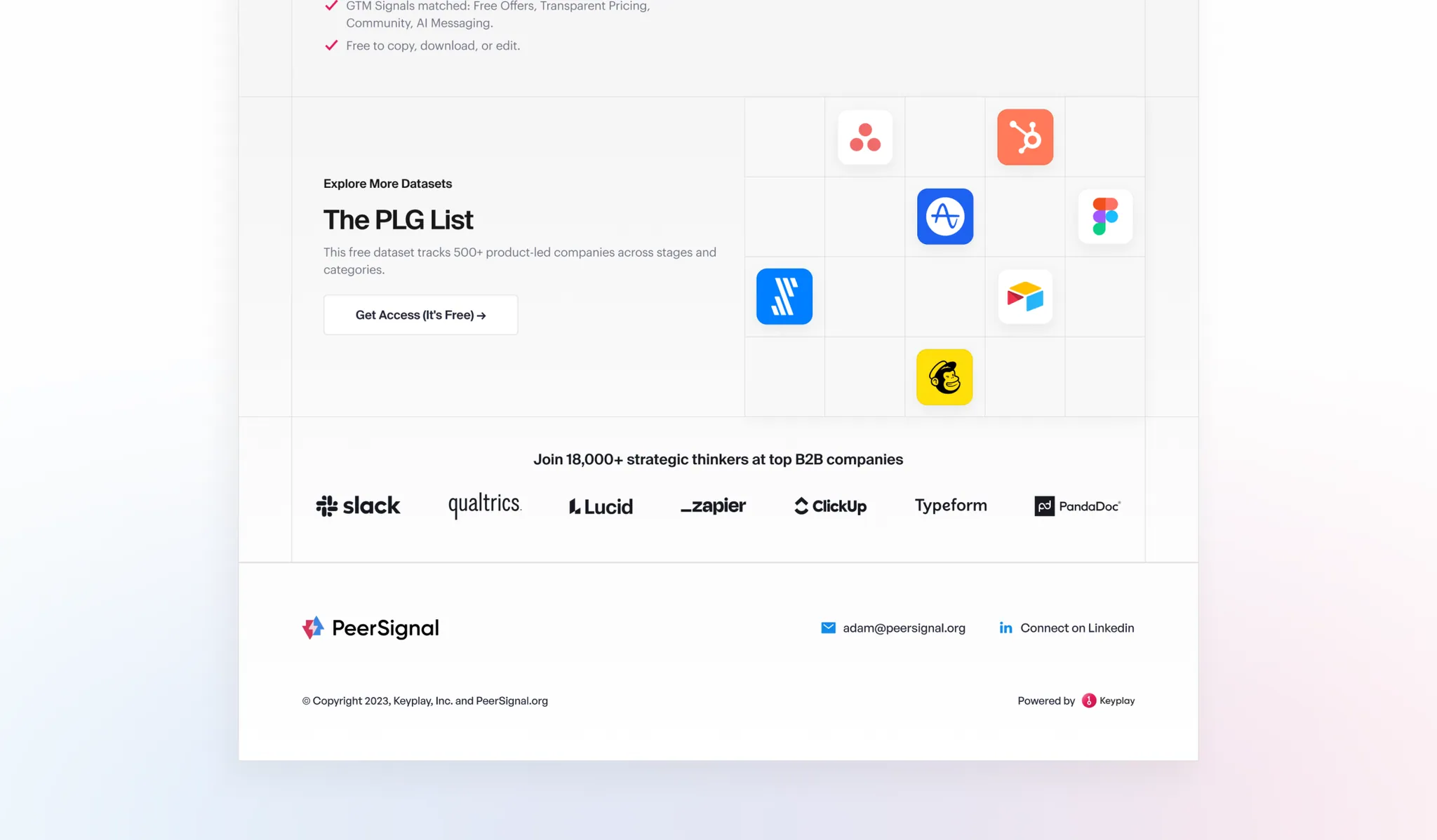 PeerSignal — project screenshot