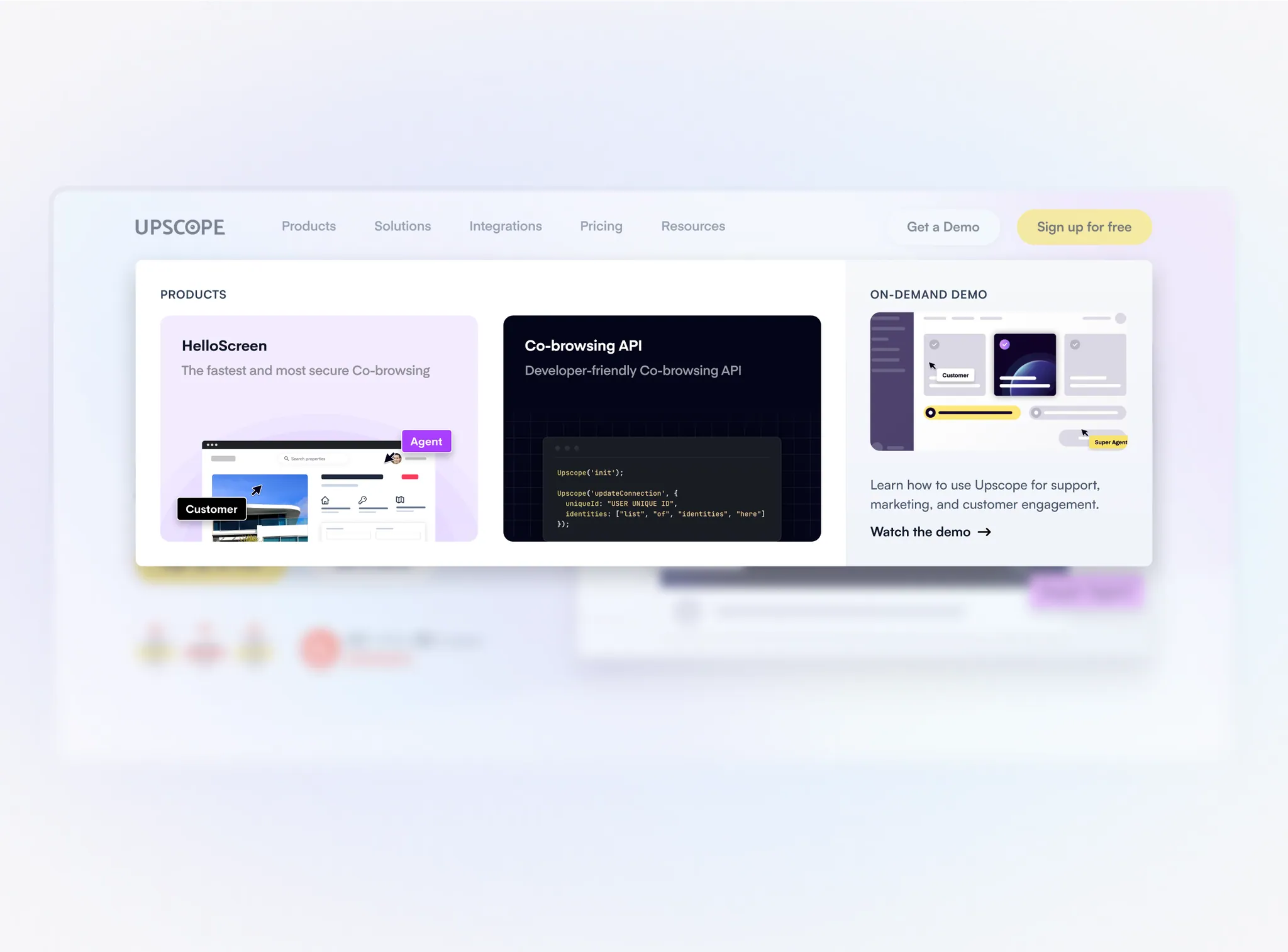 Upscope — project screenshot