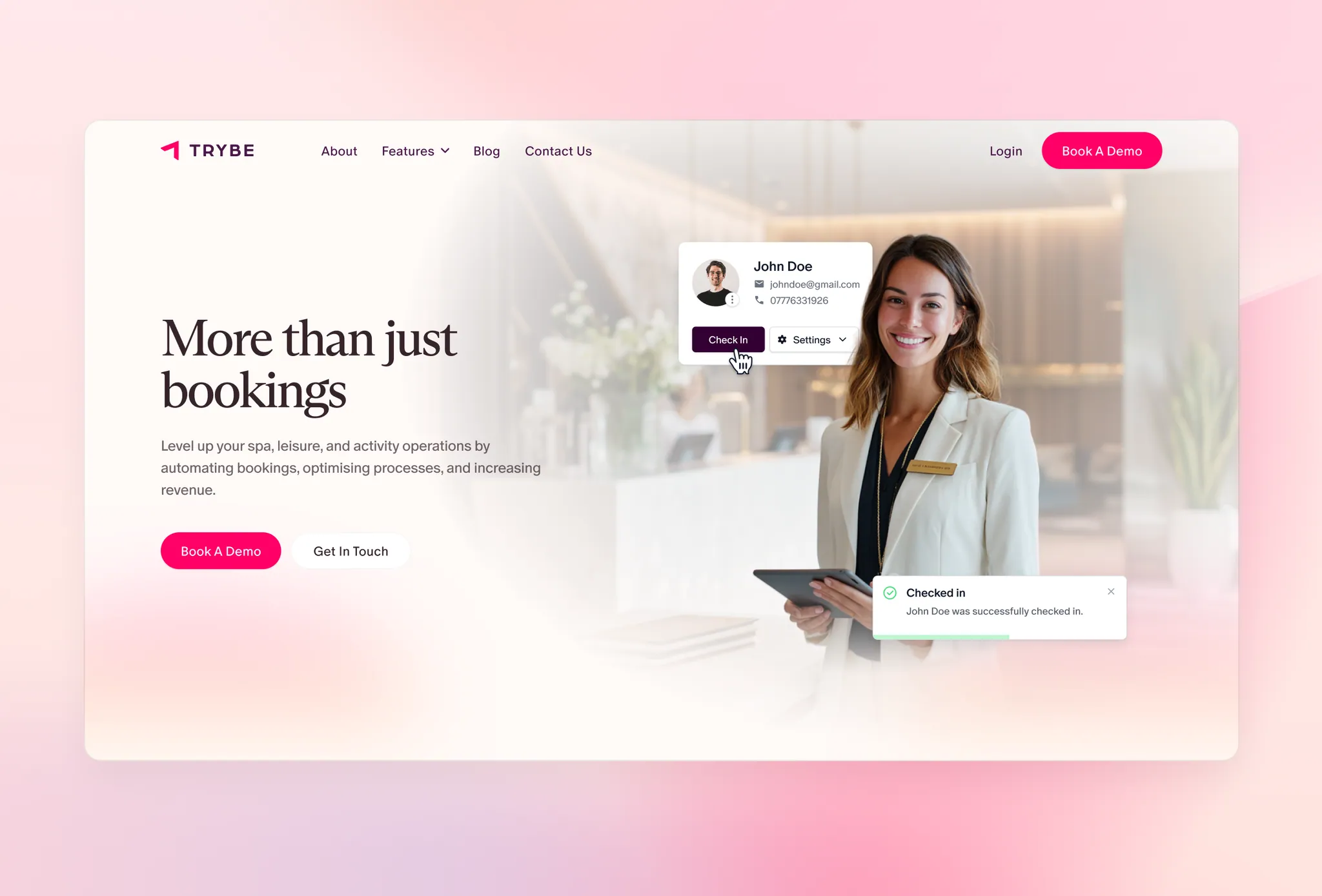 Trybe — project screenshot