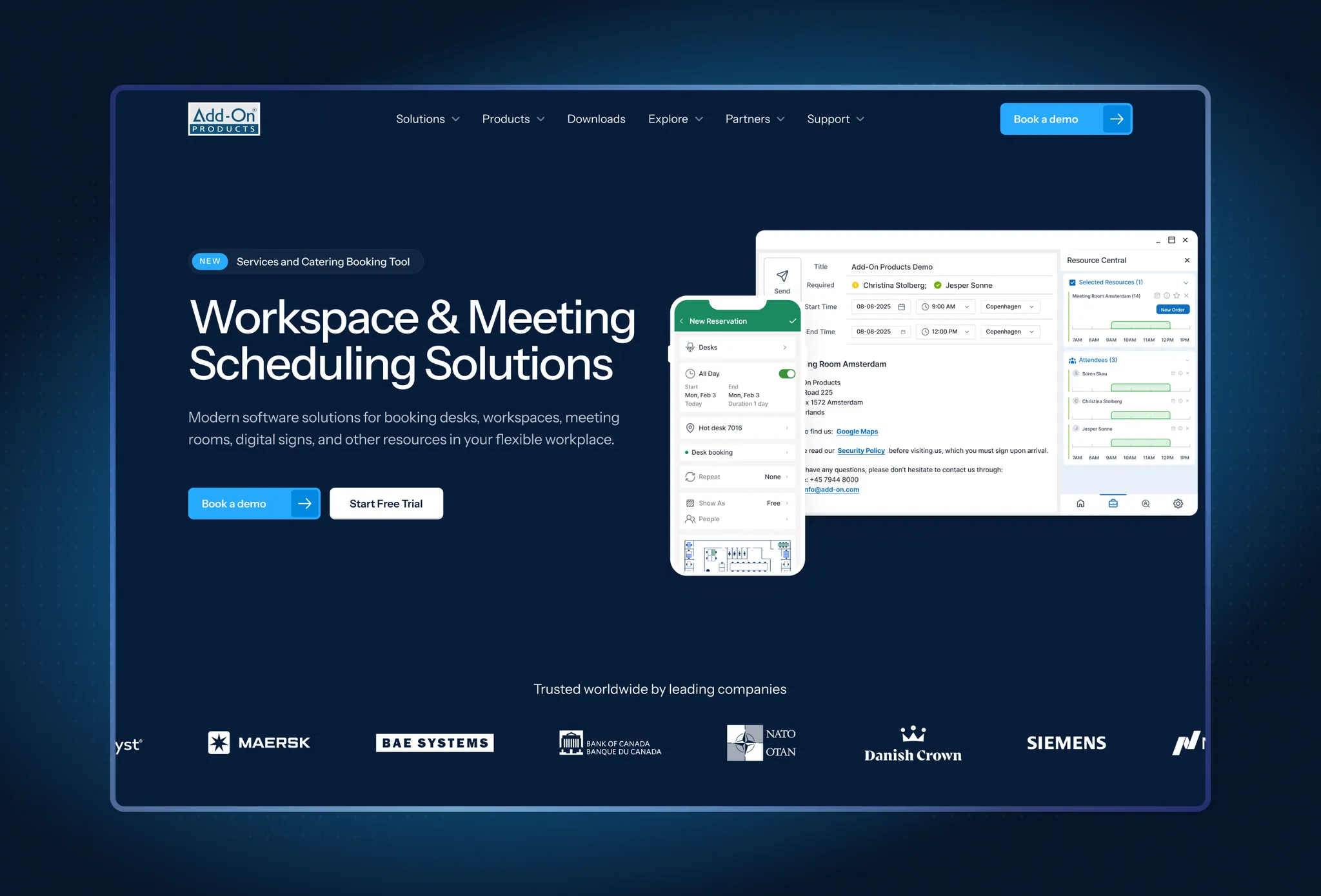 Add-On Products — project screenshot