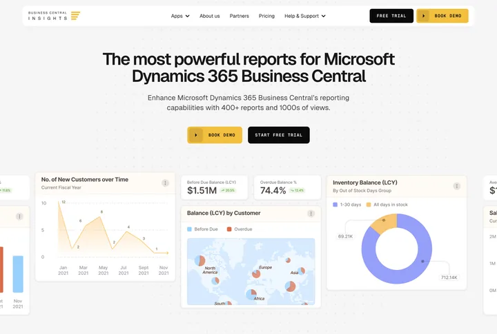 Business Central Insights — project screenshot