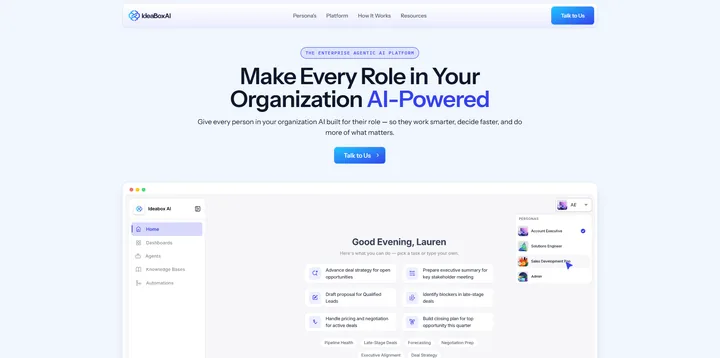 IdeaBoxAI — project screenshot