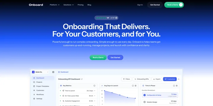 Onboard — project screenshot