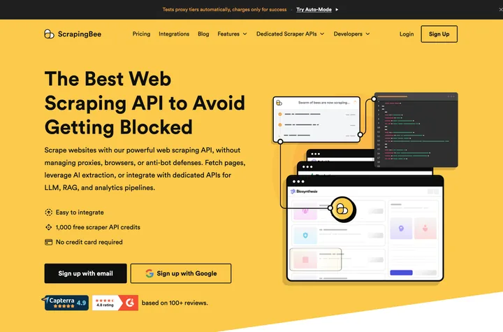 ScrapingBee — project screenshot
