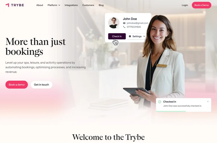 Trybe — project screenshot